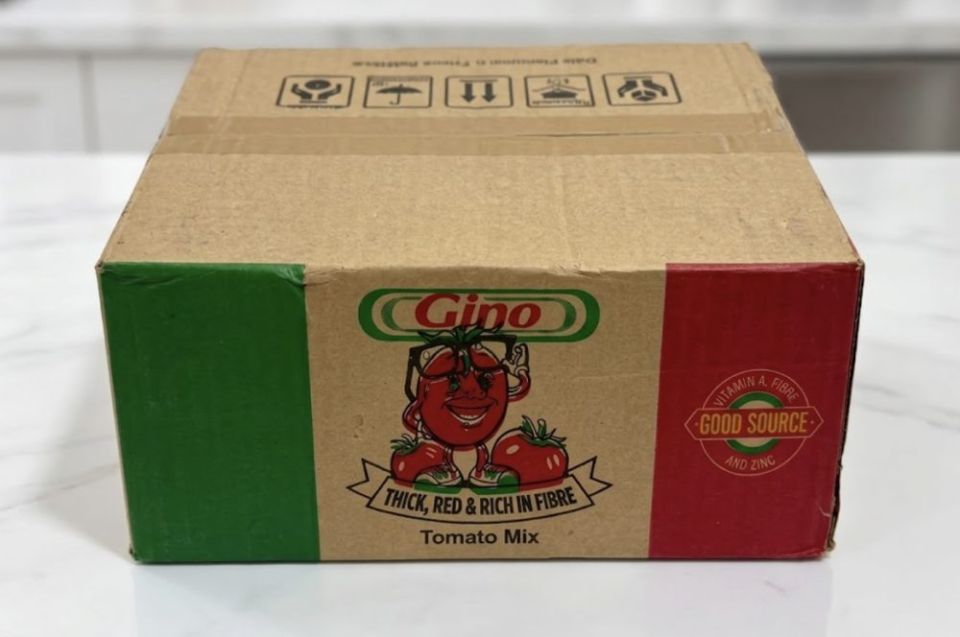 Gino Tomato Mix Carton 55g Satchet x 50 - Gino (Carton)