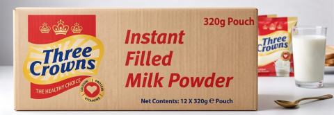 3 Crowns Milk (Refill) Carton 320g x 12 - 3 Crowns - Standard