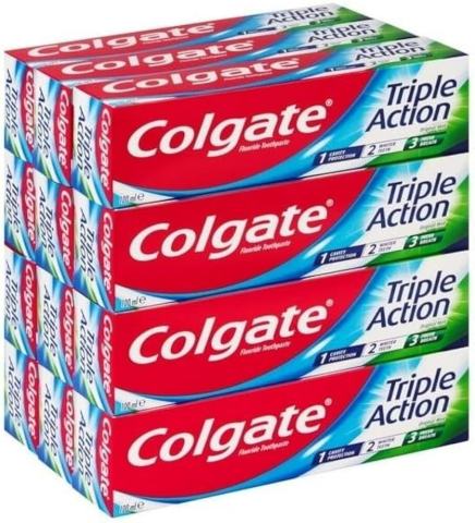 Colgate Triple Action Toothpaste Full Pack - x 12 - Colgate - Standard
