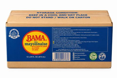 Bama Mayonnaise - Big Carton 810ml x 12 - Bama - Standard