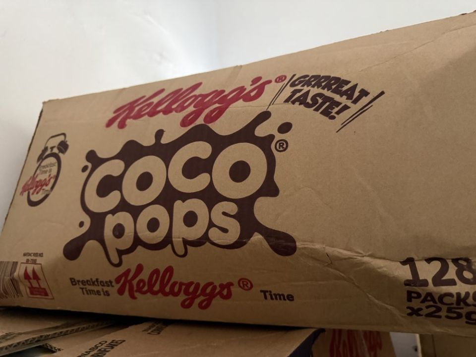 Kellogs Coco Pops Carton 25g x 128 -  (Standard)