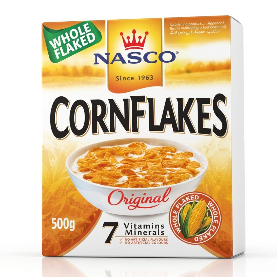 Nasco Cornflakes Box 500g x 1 -  (Standard)