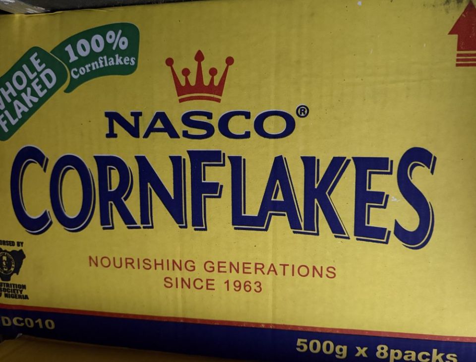 Nasco Cornflakes Carton 500g x 8 -  (Standard)